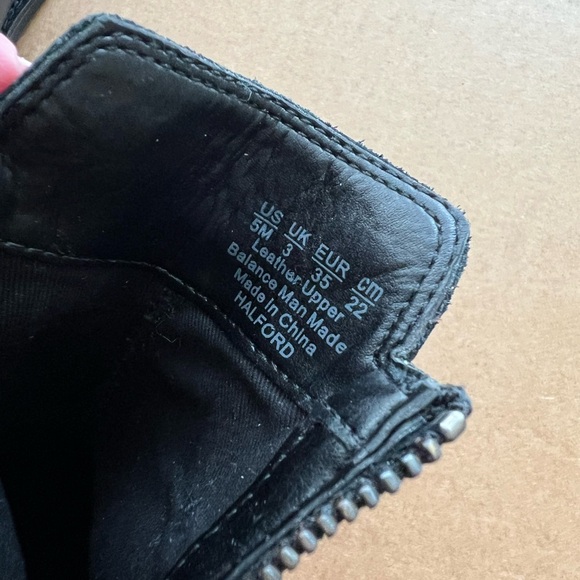 Franco Sarto Woman’s 5.5 Black Leather Boots NWOT - Picture 6 of 8